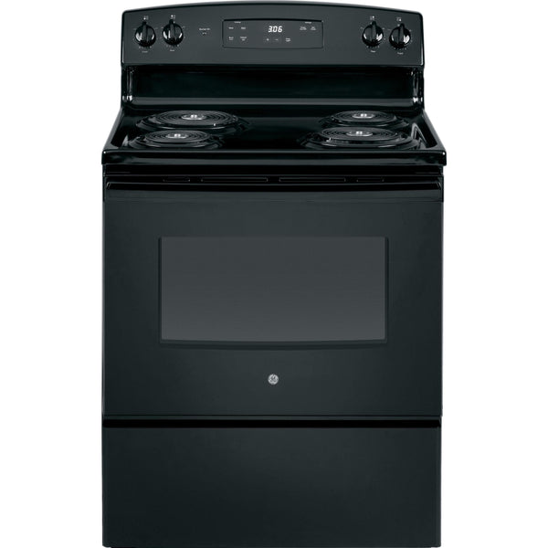 GE 30-inch Freestanding Electric Range JBS360DMBB