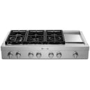 KitchenAid 48-inch Gas Rangetop with Griddle KCGC558JSSKCGC558JSS