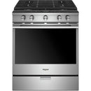 Whirlpool 30-inch Slide-In Gas Range WEGA25H0H (Fingerprint-Resistant Stainless)WEGA25H0HZ