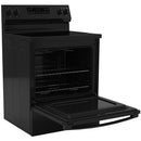 GE 30-inch Freestanding Electric Range with Steam Clean GRF400SVBB