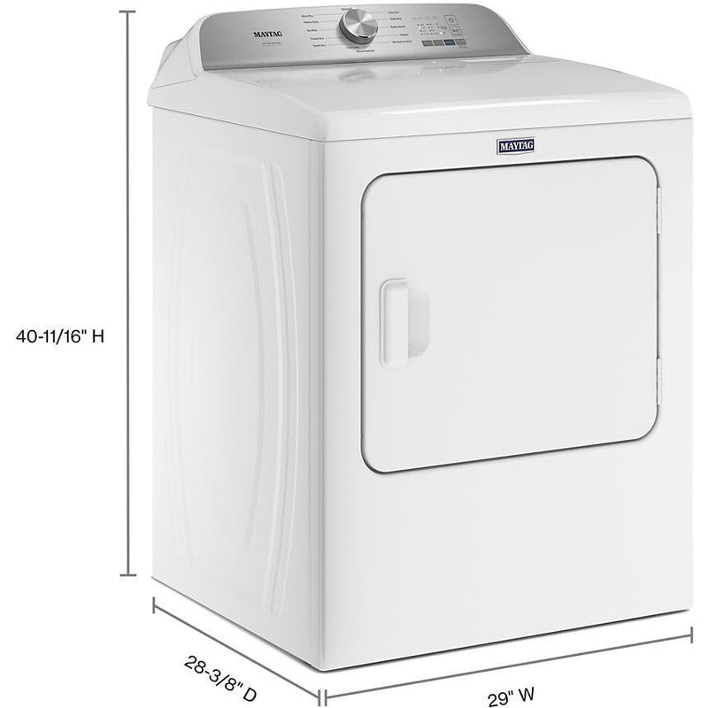 Maytag 7.0 cu. ft. Electric Dryer with Pet Pro Option MED6500MW (MED6500MW)