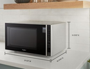 Whirlpool® 1.1 Cu. Ft. Capacity Countertop Microwave with 900 Watt Cooking Power (Black/Silver)WMC30311LD