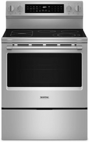 Maytag 30-Inch Wide Electric Range With Steam Clean - 5.0 cu. ft. (Fingerprint-Resistant Stainless) (MFES8030RZ)