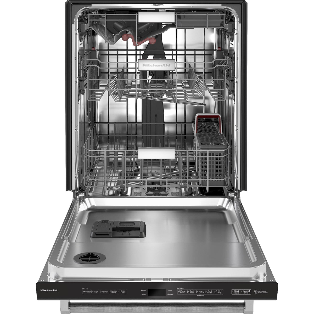 KitchenAid 24 inch Built in Dishwasher with FreeFlex Third Rack KDTM6