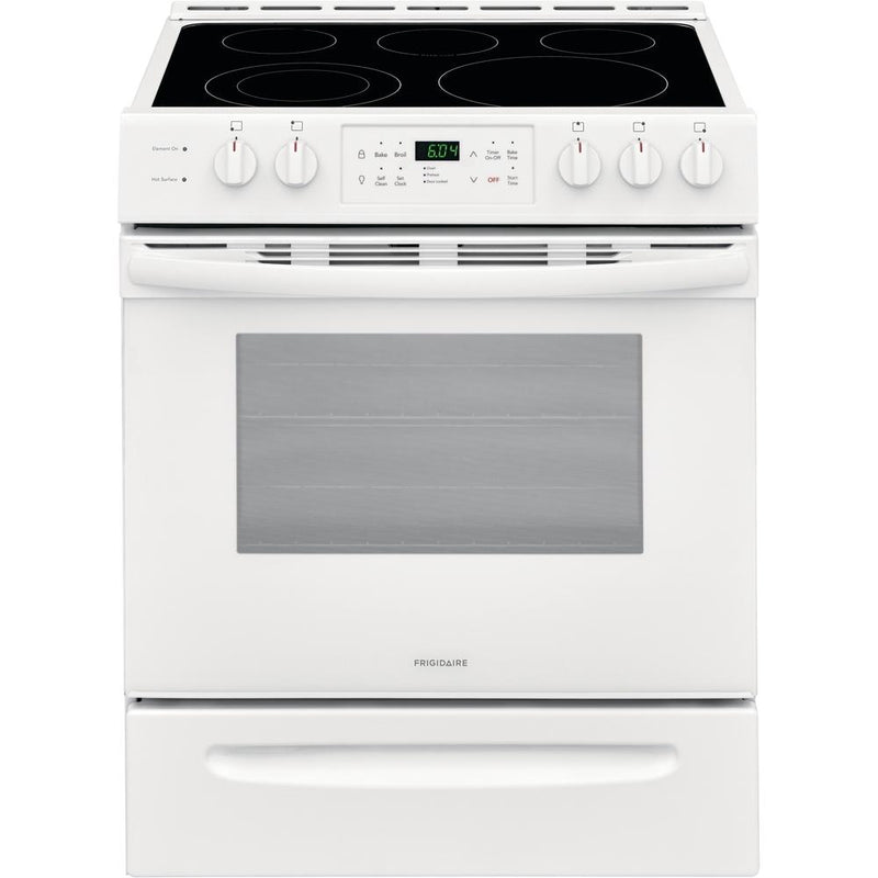 Frigidaire 30-inch Freestanding Electric Range with Ready-Select® Controls FFEH3054UW IMAGE 1