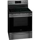  Frigidaire Gallery 30-inch Freestanding Electric Range with Even Baking Technology GCRE3060AD IMAGE 2