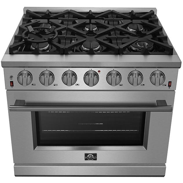 Forno Massimo 36" Freestanding Gas Range FFSGS6239-36 IMAGE 3