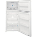 Frigidaire 30-inch, 20 cu.ft. Freestanding Top Freezer Refrigerator with LED Lighting FFHT2045VW IMAGE 2