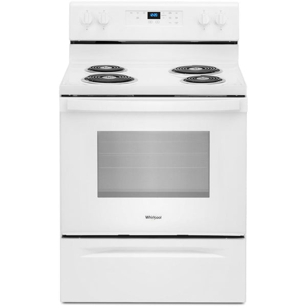 Whirlpool 30-inch, 4.8 cu.ft. Freestanding Electric Range with Self-Cleaning Technology WFC315S0JW IMAGE 1