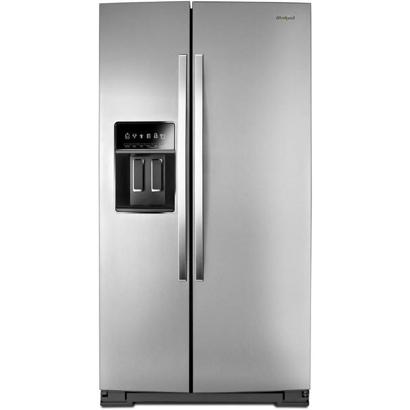 Whirlpool 36-inch, 20 cu.ft. Counter-Depth Side-by-Side Refrigerator with In-Door-Ice® WRS970CIHZ IMAGE 1