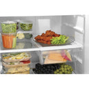 GE 33-inch, 21.9 cu. ft. Top Freezer Refrigerator with edge-to-edge glass shelves (Stainless Steel) (GTE22JSNRSS)GTE22JSNRSS
