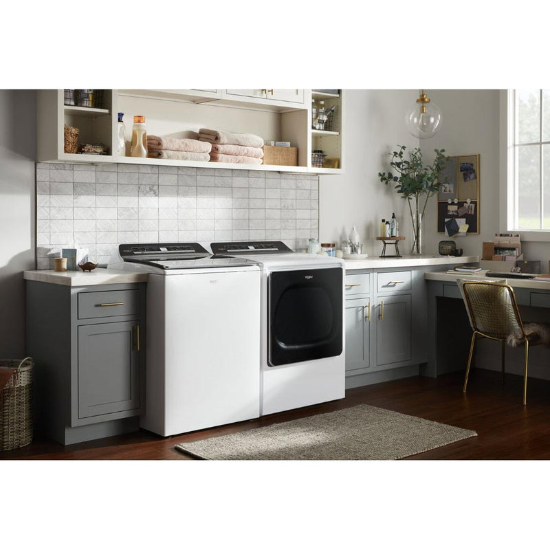 Whirlpool 8.8 cu.ft. Electric Gas with Wrinkle Shield™ Plus option with Steam WGD8120HW IMAGE 6