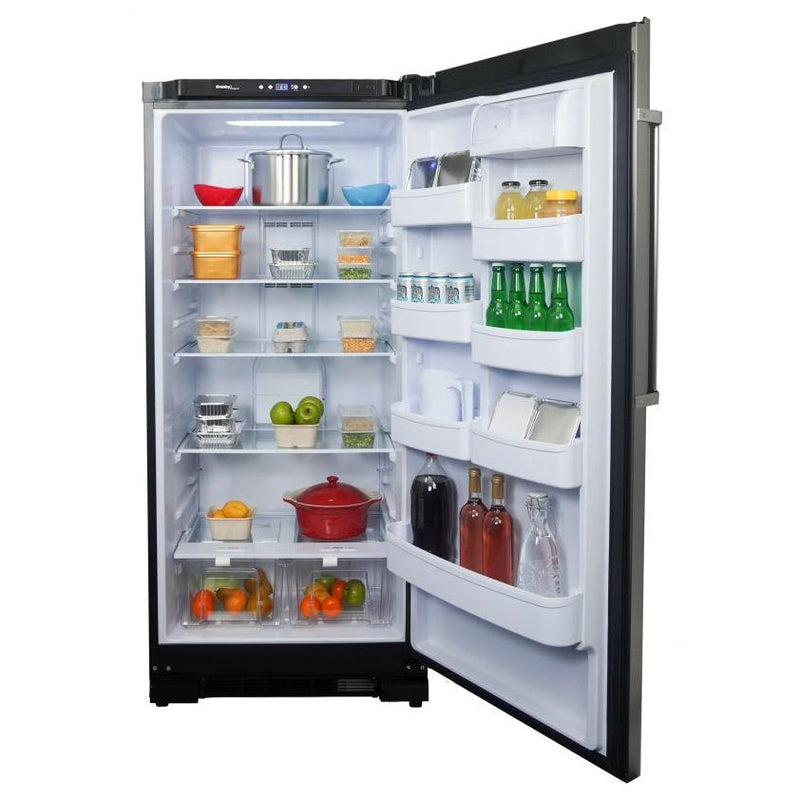 DAR032B1SLM by Danby - Danby 3.2 cu. ft. Compact Fridge in Stainless Steel