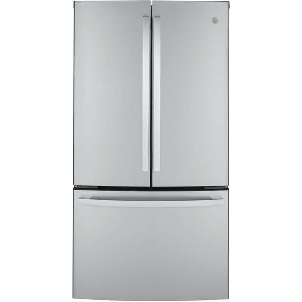 GE 36-inch, 23.1 cu.ft. Counter-Depth French 3-Door Refrigerator with Interior Ice Maker GWE23GYNFS IMAGE 1