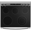 GE 30-inch Freestanding Electric Range with Crisp Mode (Stainless Steel)GRF500SVSS