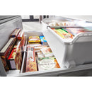 Whirlpool 36-inch, 26.8 cu. ft. Freestanding French 3-Door Refrigerator Water and Ice Dispensing System (Black Stainless Fingerprint Resistant)WRF757SDHV