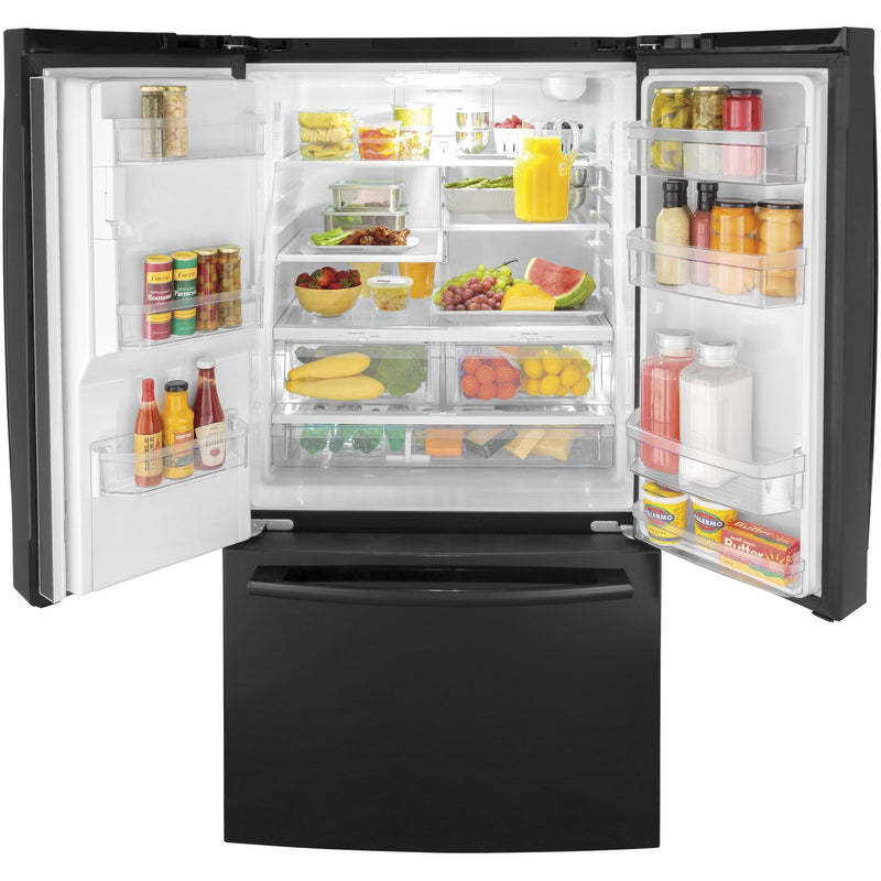 GE 36-inch, 25.6 cu. ft. French 3-Door Refrigerator GFE26JGMBB IMAGE 3