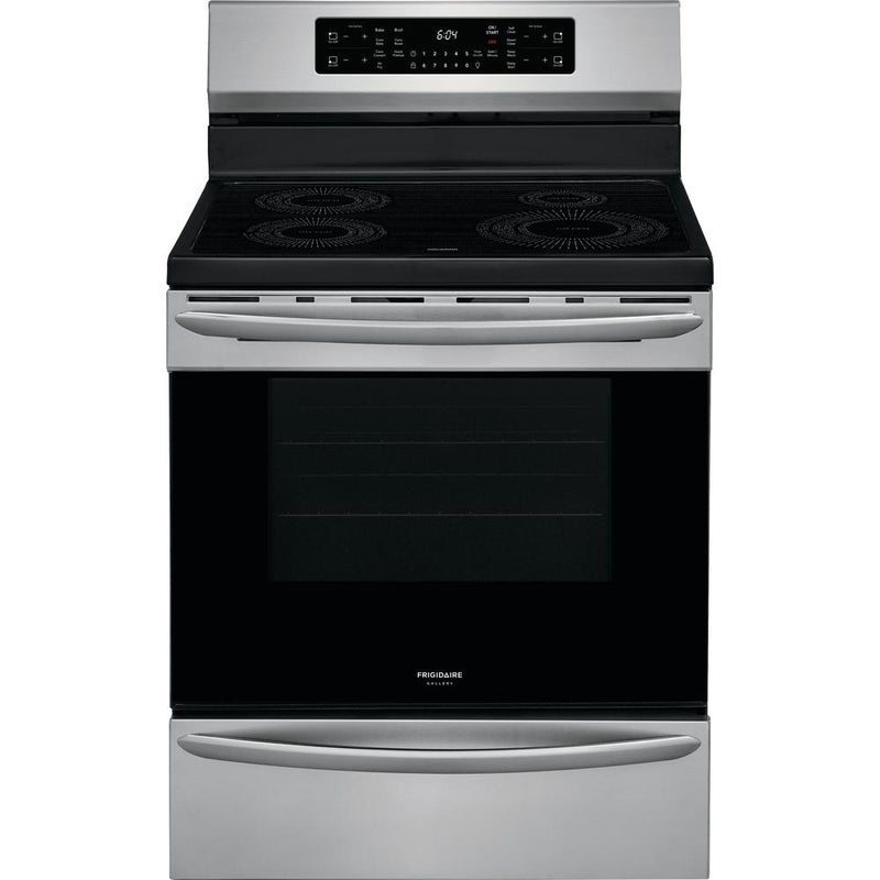 30 Inch Stainless Steel Induction Range with Convection Oven