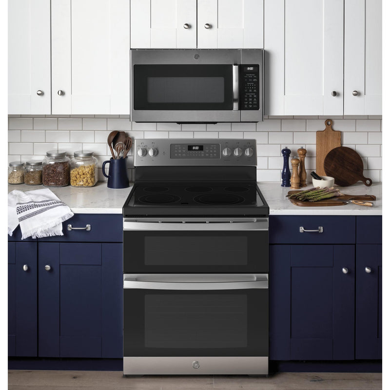 GE 30-inch Freestanding Electric Range with Convection JB655YKFS