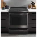 GE Profile 30-inch Slide-In Electric Range with Convection PSS93BPTSPSS93BPTS
