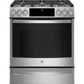 GE Profile 30-inch Slide-in Dual-Fuel Range with Wi-Fi Connect P2S930SELSS
