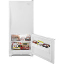 Whirlpool 30-inch, 18.6 cu. ft. Bottom Freezer Refrigerator WRB119WFBW