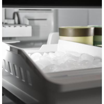 GE 33-inch, 24.8 cu. ft. French 3-Door Refrigerator with Internal Water Dispenser GNE25JYKFS