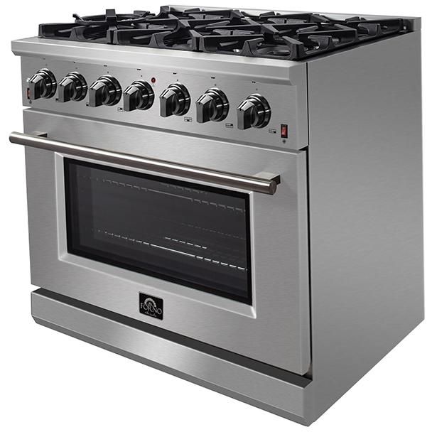 Forno Massimo 36" Freestanding Gas Range FFSGS6239-36