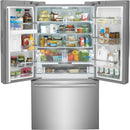 Frigidaire Gallery 36-inch, 28.8 cu. ft. French 3-Door Refrigerator (Stainless Steel)GRFN2853AF
