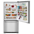 Maytag 33-inch, 22.1 cu. ft. Bottom Freezer Refrigerator with Ice and Water MBF2258FEZMBF2258FEZ