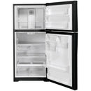  GE 33-inch, 21.9 cu. ft. Top Freezer Refrigerator with edge-to-edge glass shelves GTE22JTNRBB IMAGE 2