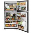  GE 33-inch, 21.9 cu. ft. Top Freezer Refrigerator with icemaker GIE22JSNRSS IMAGE 3