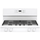 GE 30-inch Freestanding Gas Range with Precise Simmer Burner JGBS61DPWW