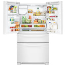 Whirlpool 36-inch, 24.5 cu. ft. French 4-Door Refrigerator WRX735SDHW (White)WRX735SDHW