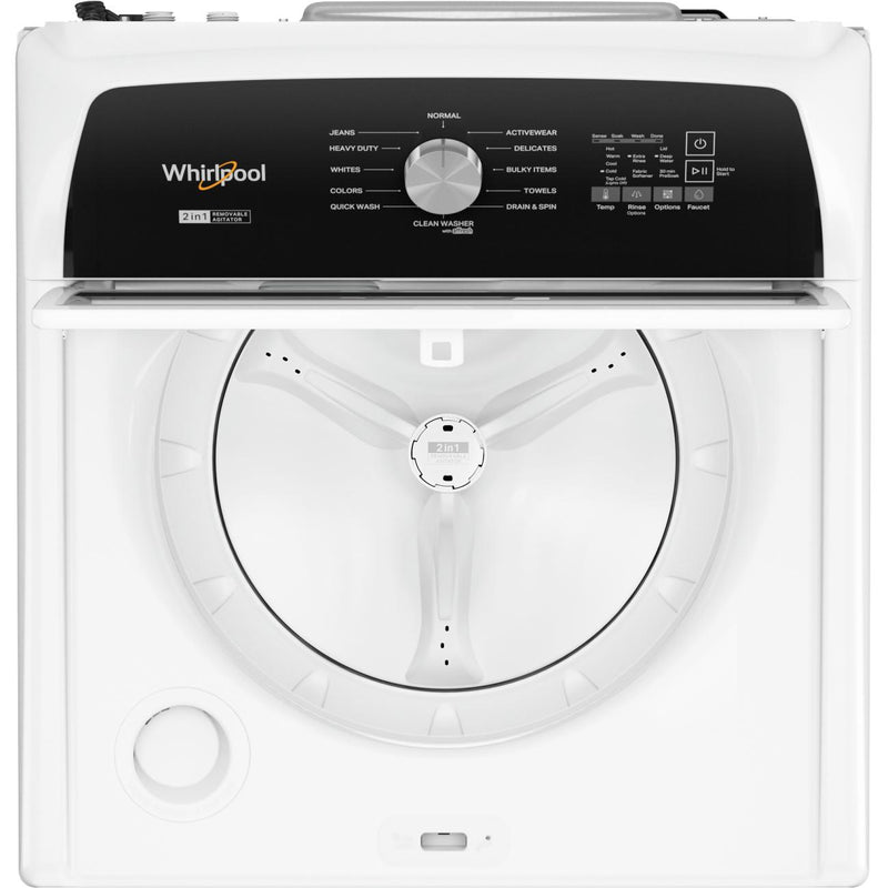 Whirlpool 4.7 cu. ft. Top Loading Washer with Removable Agitator WTW5057LW