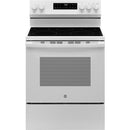 GE 30-inch Freestanding Electric Range GRF500PVWW
