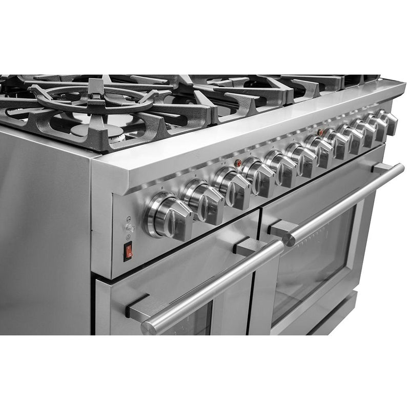 Forno Massimo 48 Freestanding Dual Fuel Range FFSGS6125-48