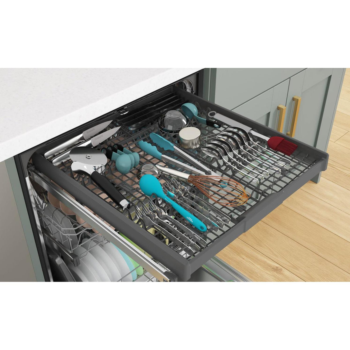 Whirlpool 24-inch Built-in Dishwasher with Sani Rinse® Option WDTA50SA