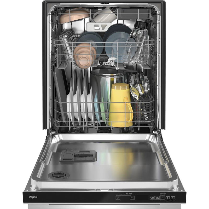 Whirlpool dishwasher top rack wash option sale