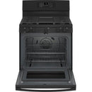 GE 30-inch Freestanding Gas Range with Convection Technology JGB735DPBB