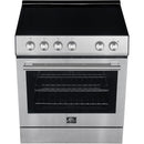 Forno 30-inch, 5 cu.ft Leonardo Espresso Electric Range FFSEL6012-30