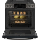 GE Profile 30-inch Slide-In Gas Range with No Preheat Air Fry PGS930BPTS IMAGE 3