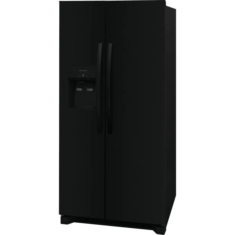 Frigidaire 33-inch, 22.2 cu.ft. Freestanding Side-by-Side Refrigerator with Ice and Water Dispensing System FRSS2323AB IMAGE 2