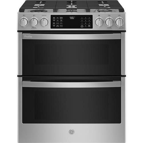 GE Profile 30-inch Slide-In Gas Range PGS960YPFS IMAGE 1