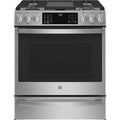 GE Profile 30-inch Slide-in Dual-Fuel Range with Wi-Fi Connect P2S930YPFS IMAGE 1