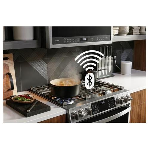 GE Profile 30-inch Slide-in Dual-Fuel Range with Wi-Fi Connect P2S930YPFS IMAGE 9