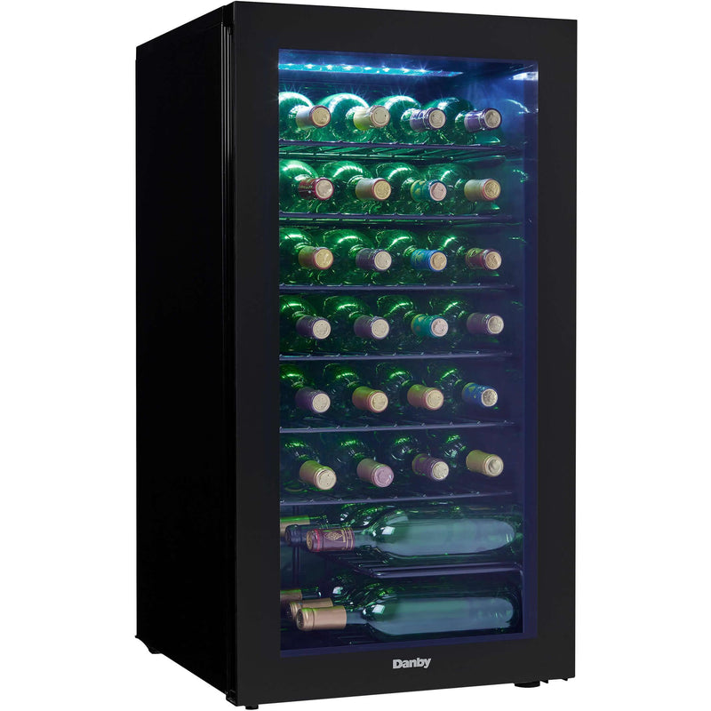 Danby 36 Bottle Free-Standing Wine Cooler in Stainless Steel