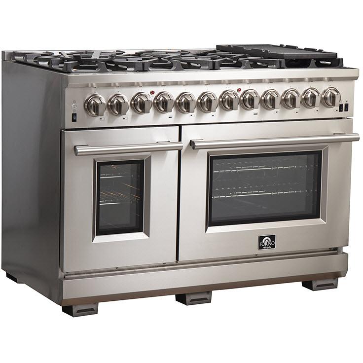 Forno Capriasca Alta Qualita 48-inch Freestanding Dual Fuel Range with Convection Technology FFSGS6187-48 IMAGE 4