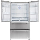 Forno 36-inch, 19.2 cu.ft. Freestanding French 4-Door with Interior Ice Maker FFRBI1820-36SB IMAGE 2