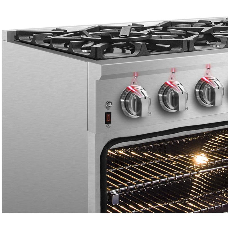 Forno Massimo 36" Freestanding Dual Fuel Range FFSGS6125-36 IMAGE 9